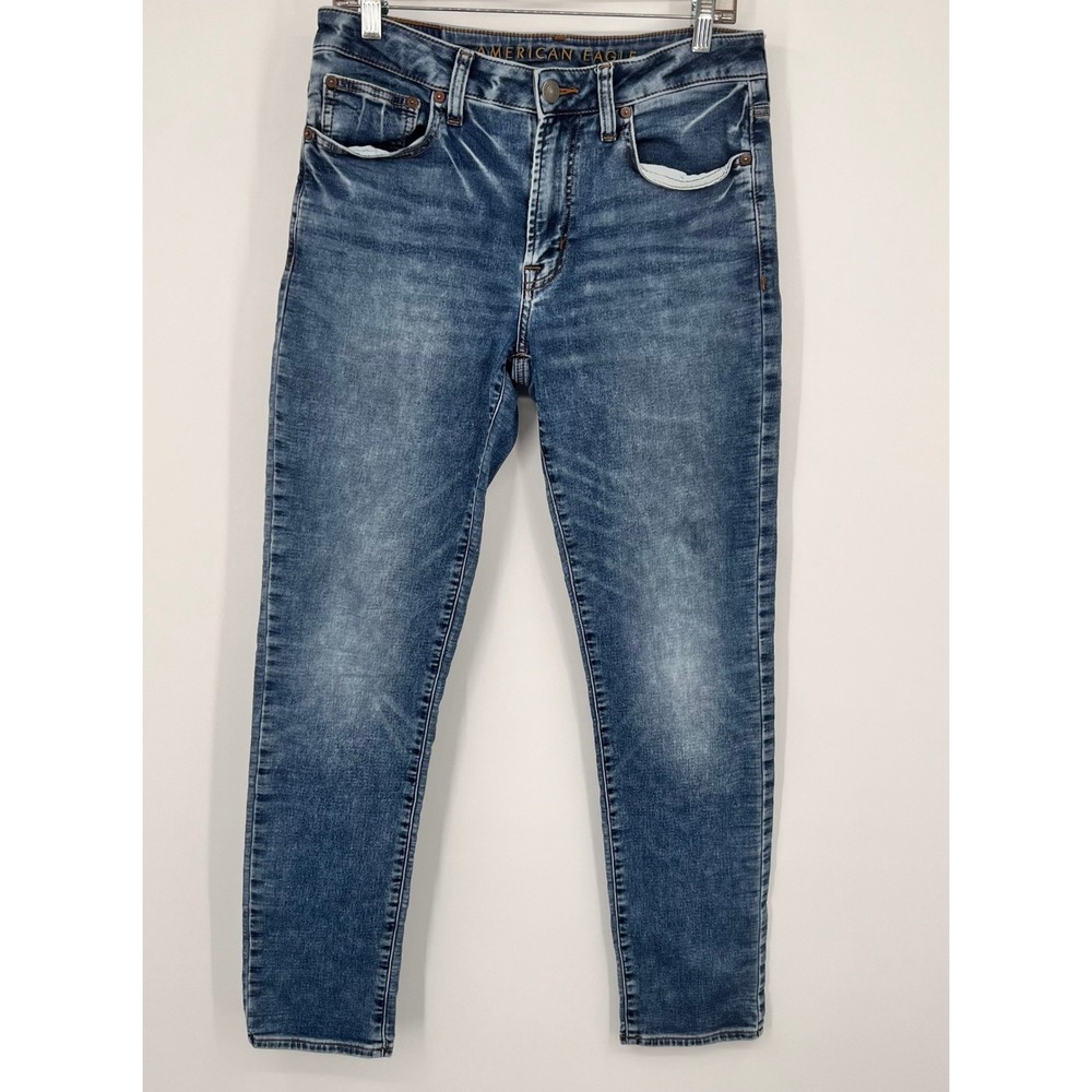 American Eagle Ne(x)tโ Level Flex Skinny Jeans Mens 32x32 Medium Wash Denim